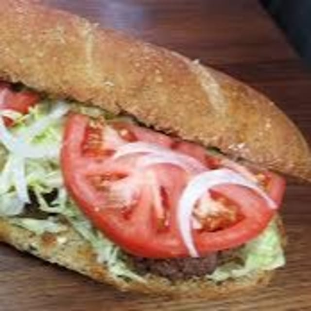Hamburger Sub.