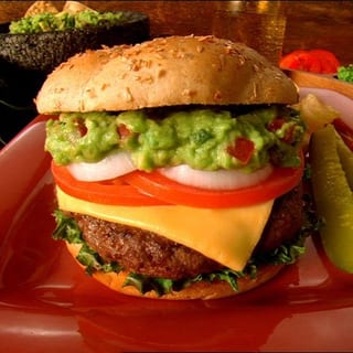 Guacamole Veggie Burger Sandwich