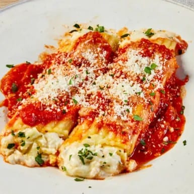 Manicotti Pasta.