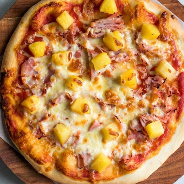 Heavenly Hawaiian Pizza.