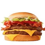 Double Bacon Cheeseburger Sandwich.