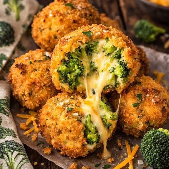 Cheesy Broccoli Bites.