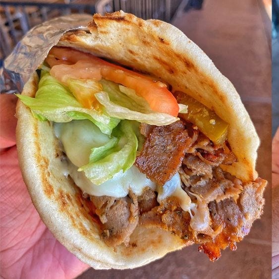 Steak Gyro.