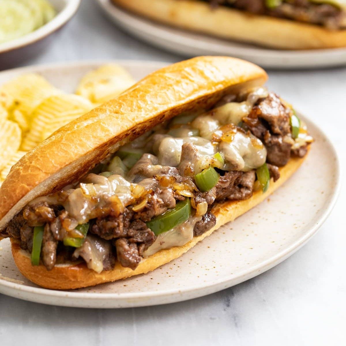 Egg & Cheesesteak Sub.