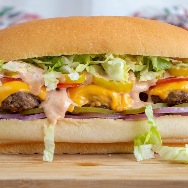 Bacon Cheeseburger Sub.