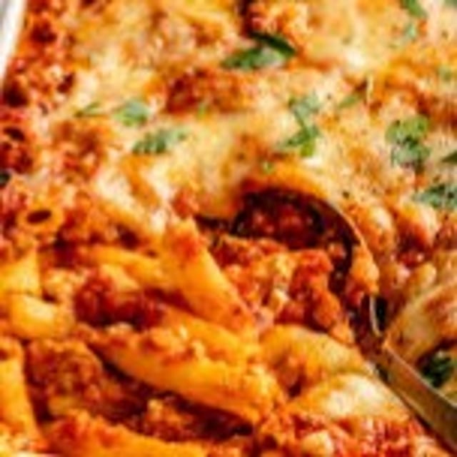 Baked Ziti Pasta.