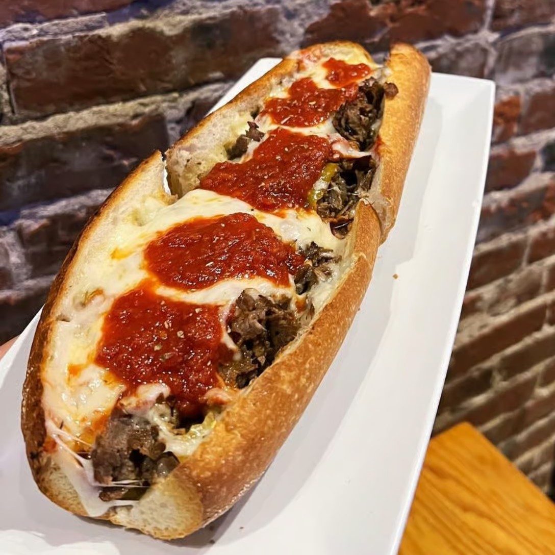 Pizza Steak Sub.