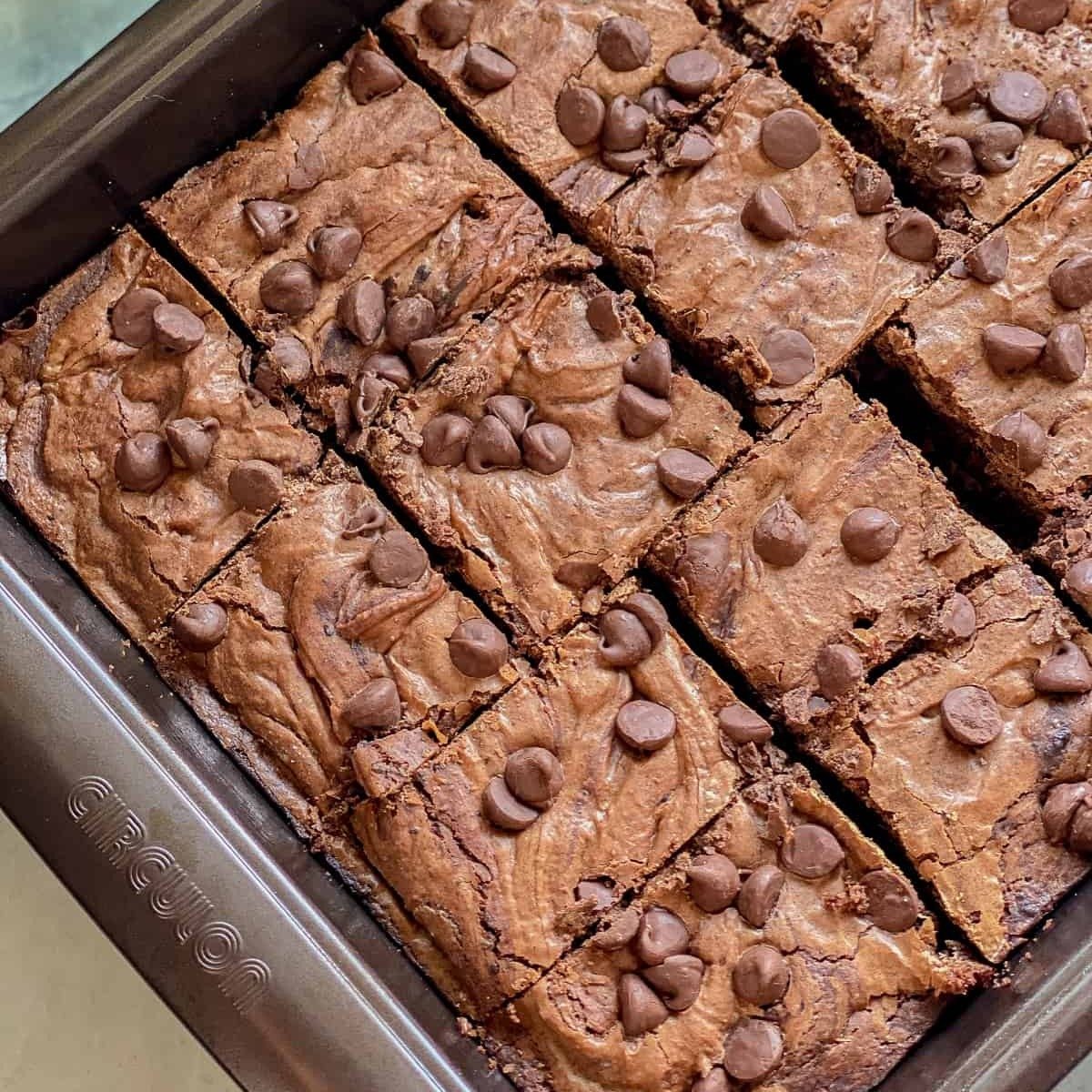 Chocolate Chip Brownie.