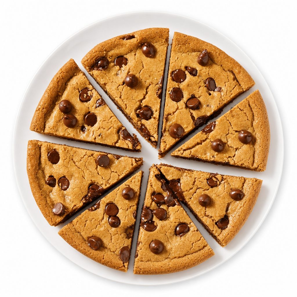 8" Chocolate Chip Pan Cookie.
