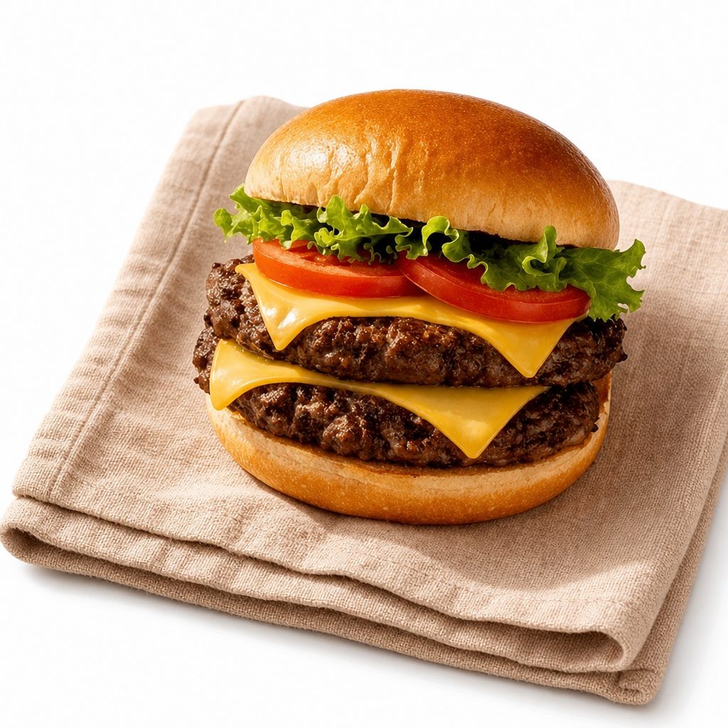 Double Cheeseburger Sandwich.