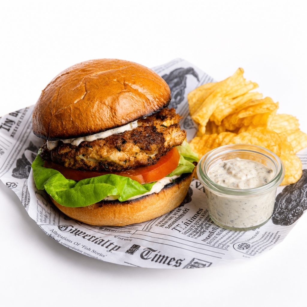 Crabcake Sandwich.