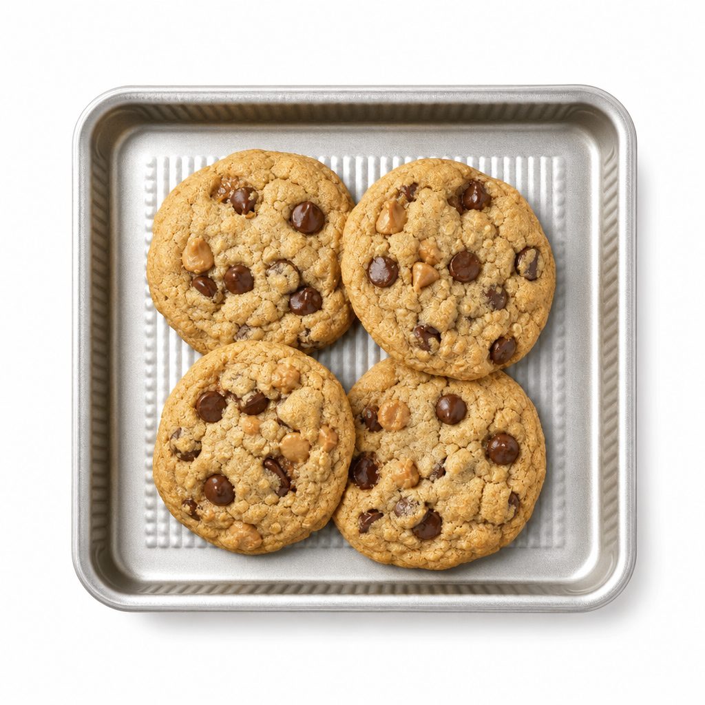 4 Homemade Cookies.