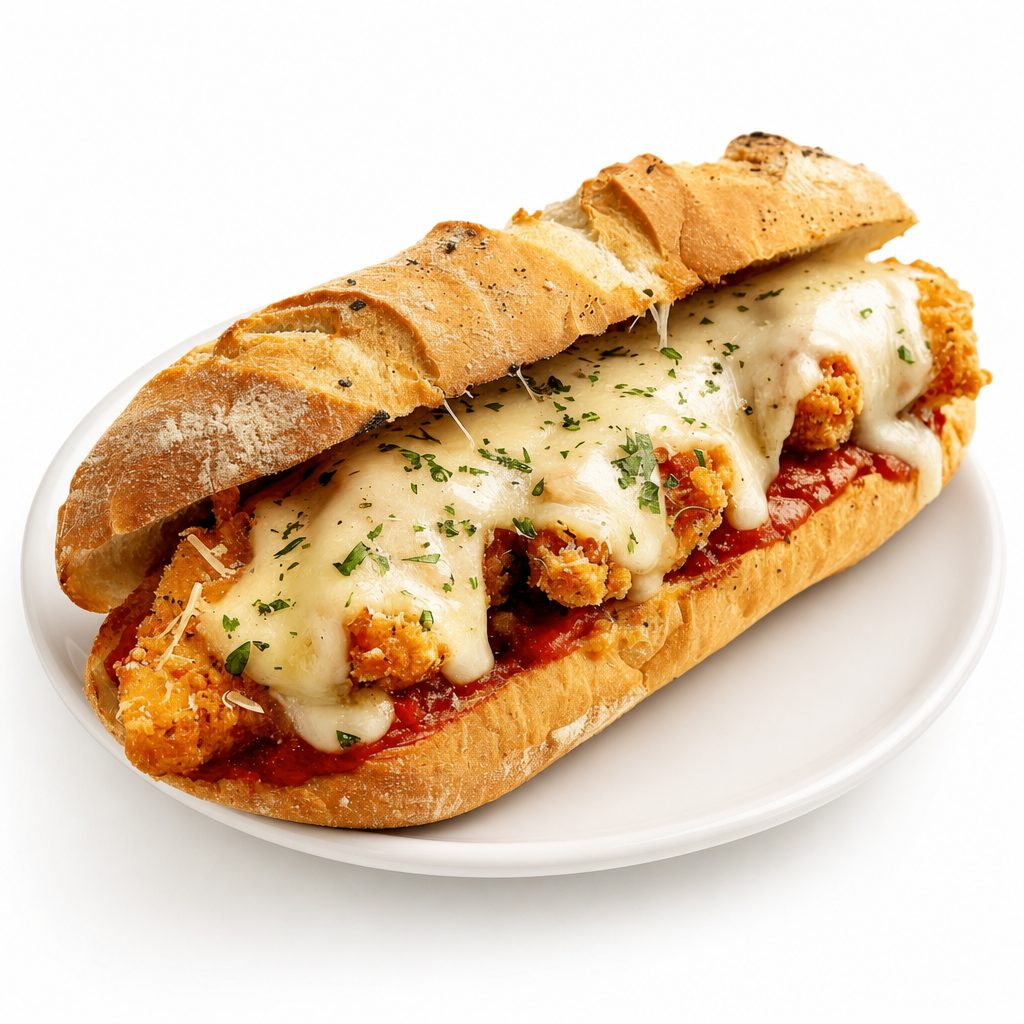Eggplant Parmesan Sub.