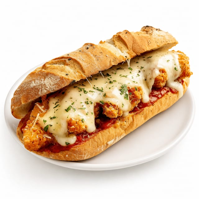 Eggplant Parmesan Sub.