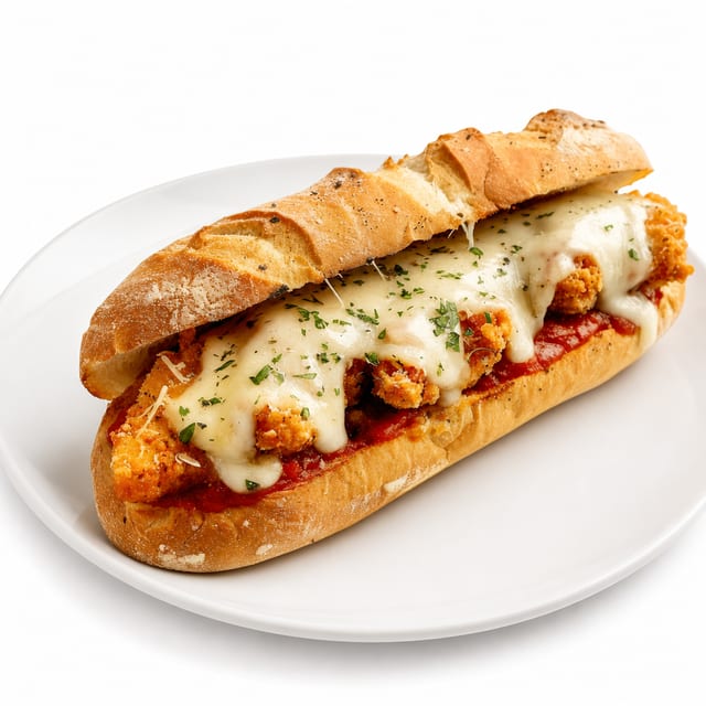 Veal Parmesan Sub.