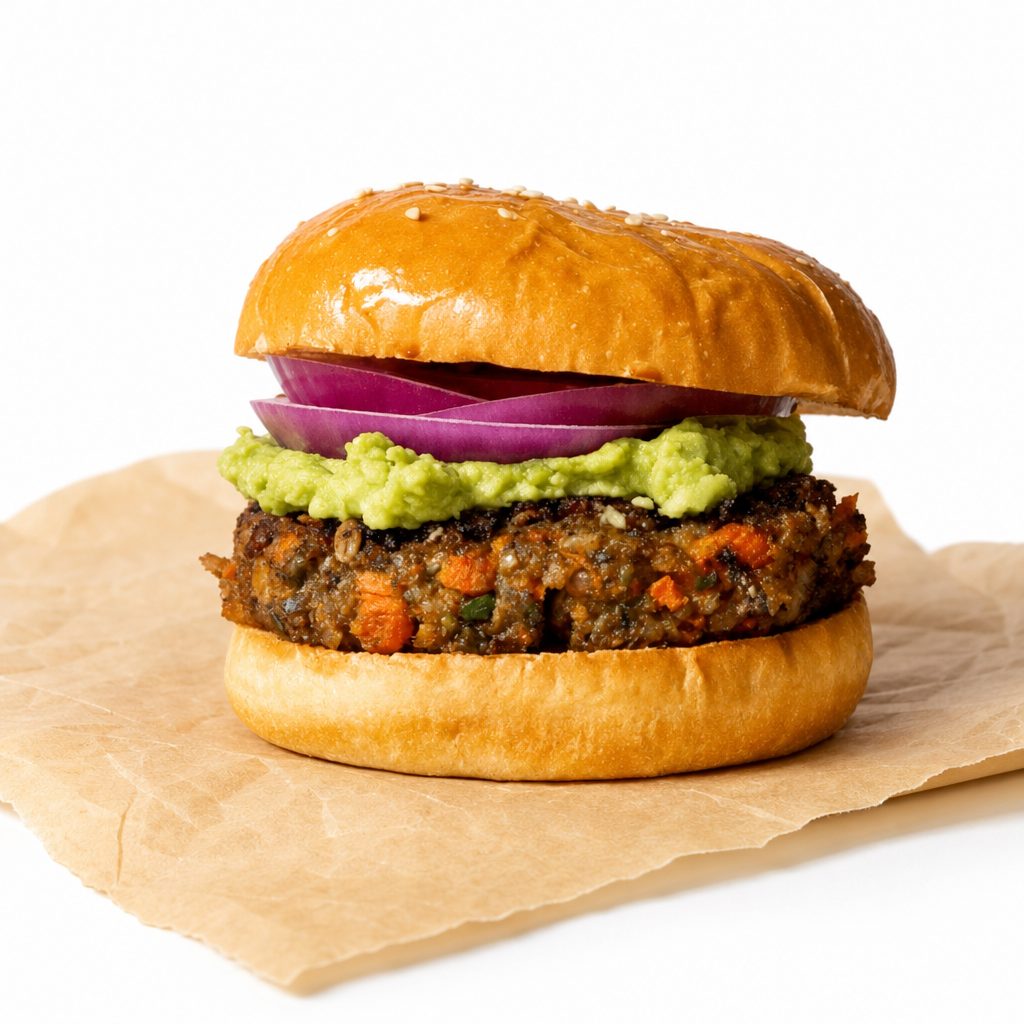 Veggie Burger Sandwich.