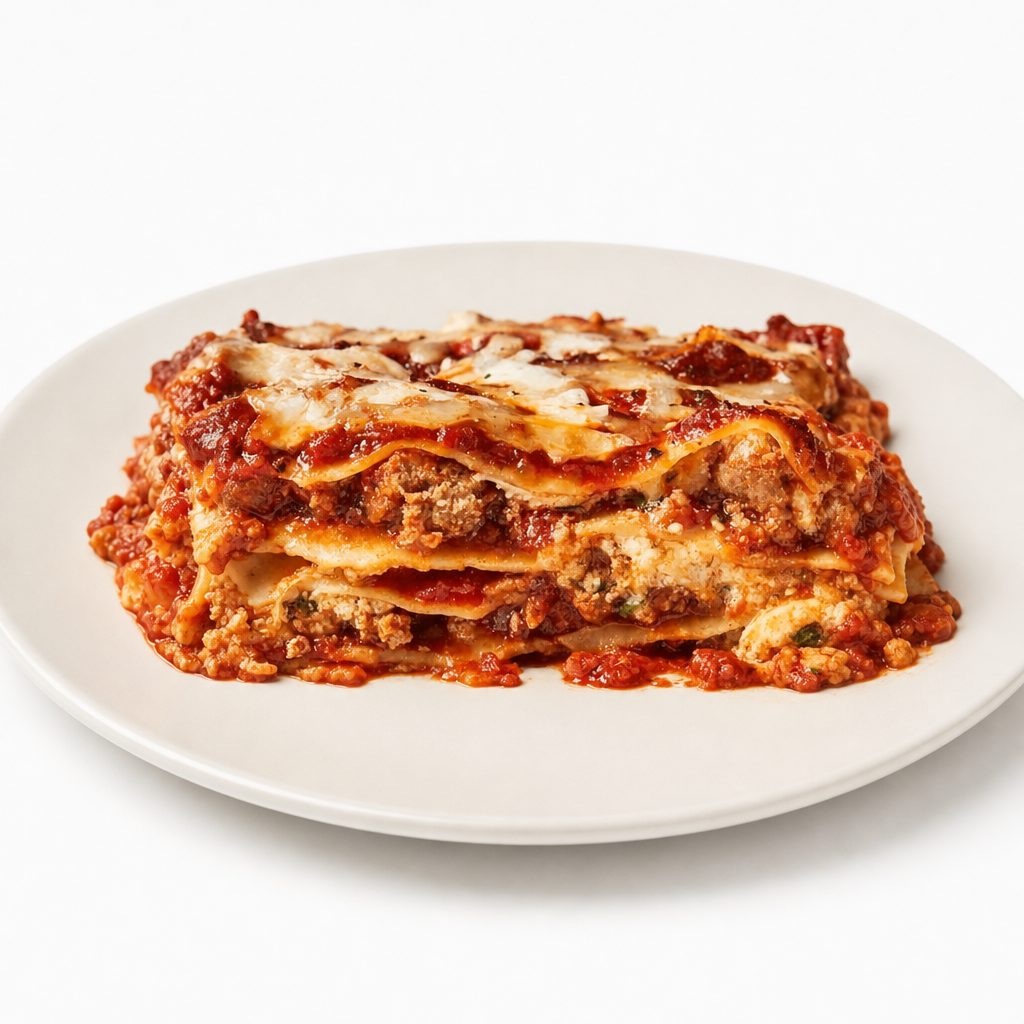 Homemade Lasagna Pasta.