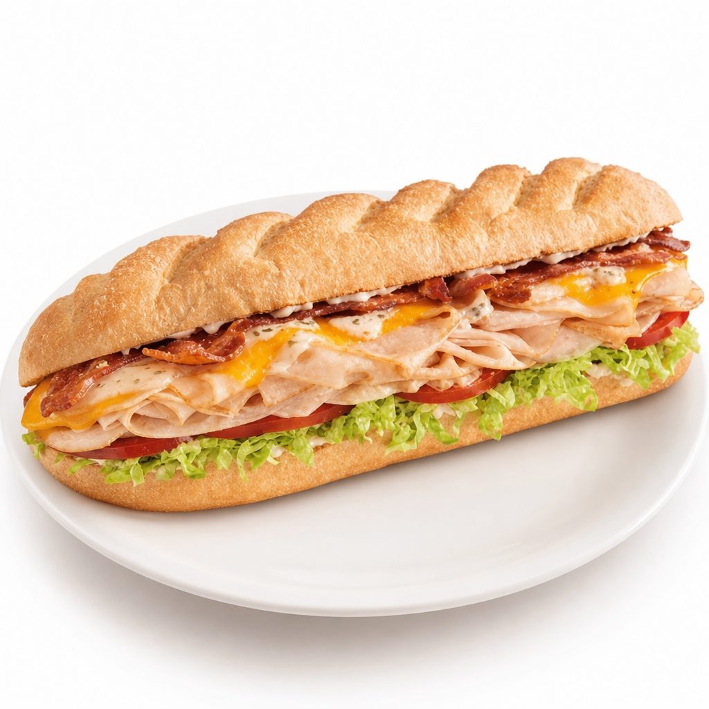Turkey Bacon Ranch Sub.