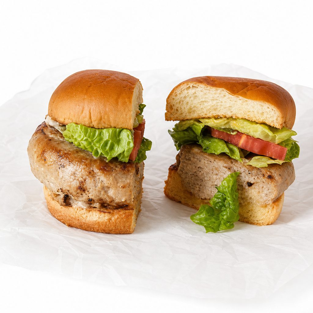 Turkey Burger Sub.