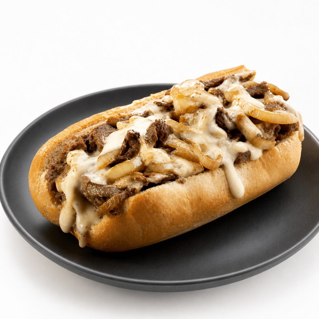 Ribeye Cooper Sharp Cheesesteak.