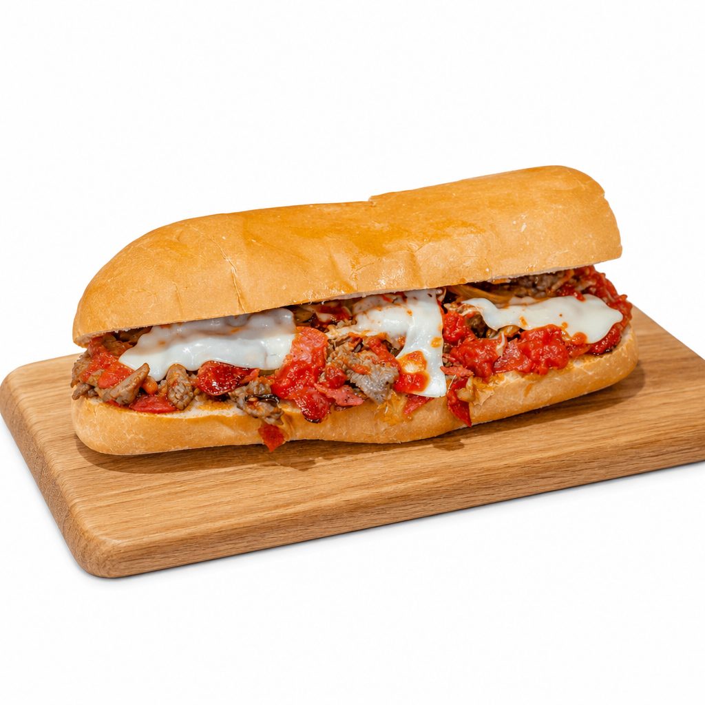 Italian Cheesesteak Sub.