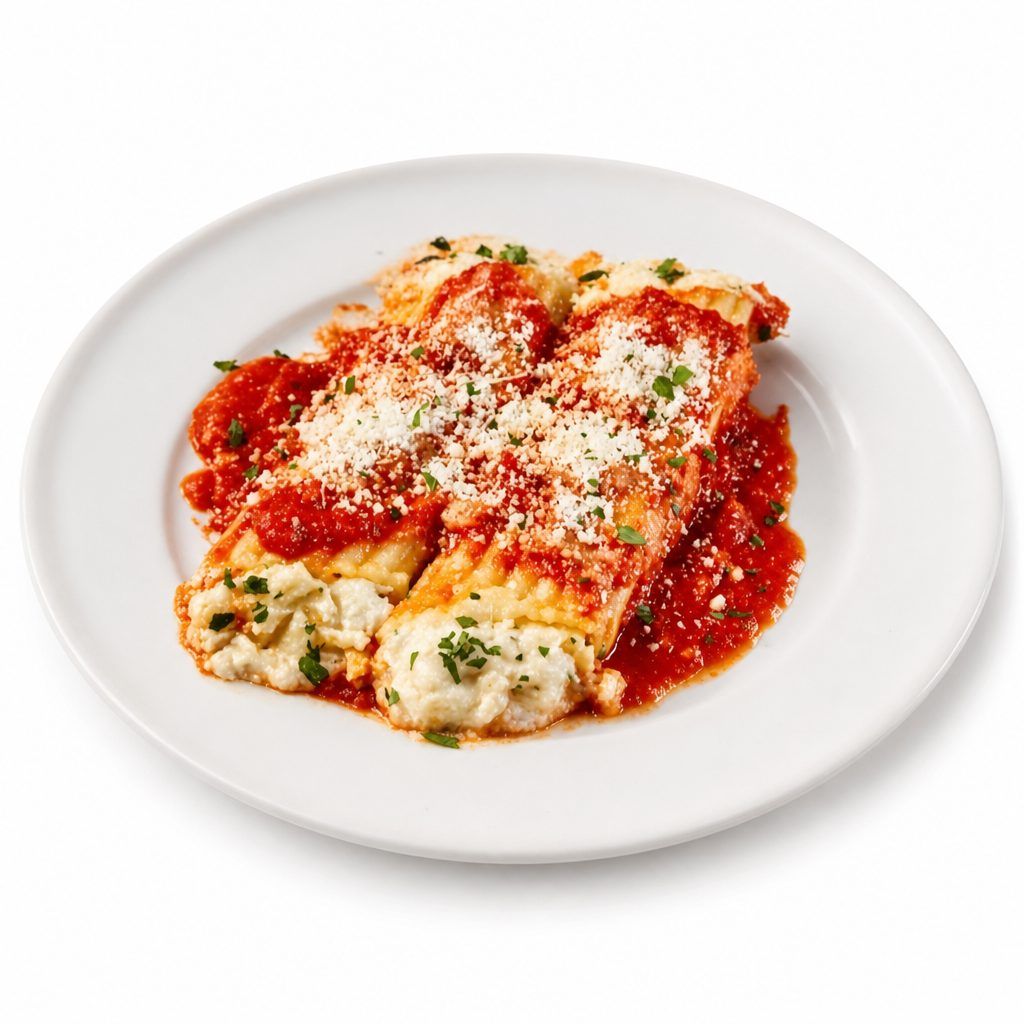 Manicotti Pasta.
