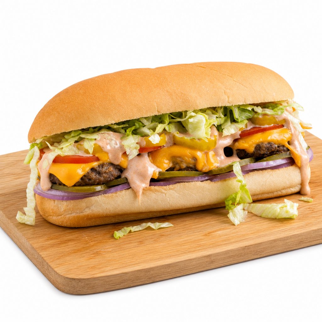 Cheeseburger Sub.
