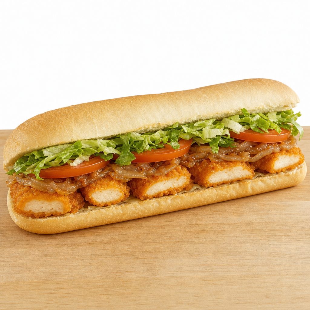 Chicken Fried Filet Sub.