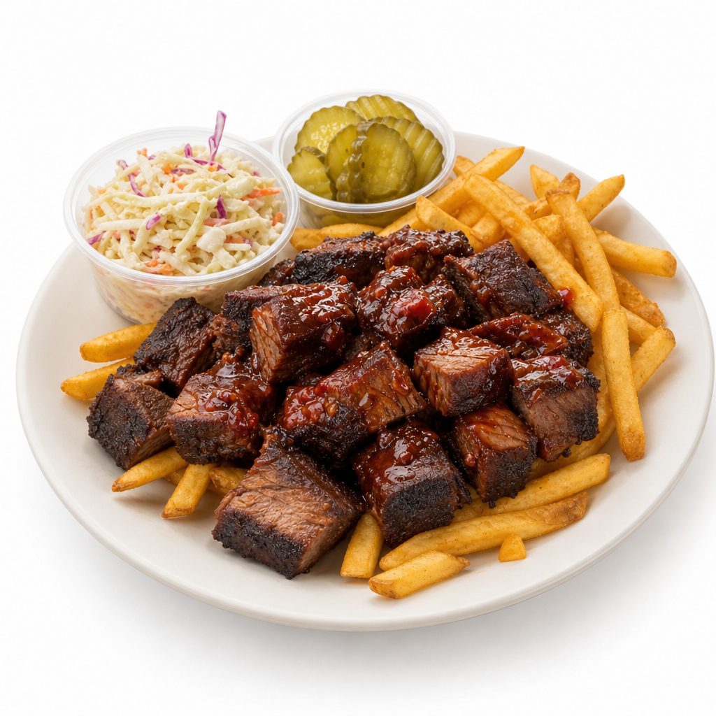 BBQ Steak Platter.
