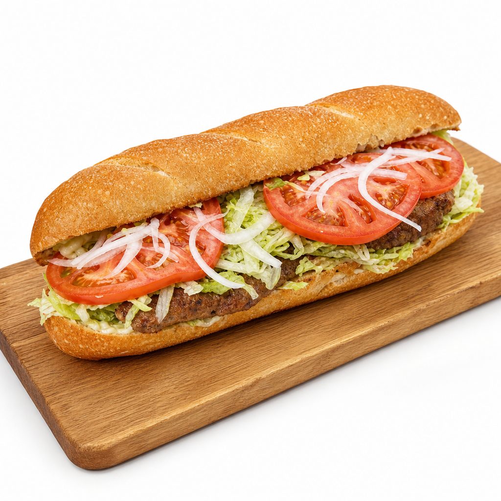 Hamburger Sub.