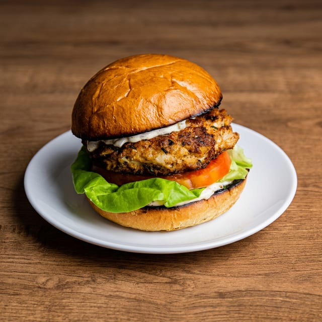 Crabcake Sandwich.