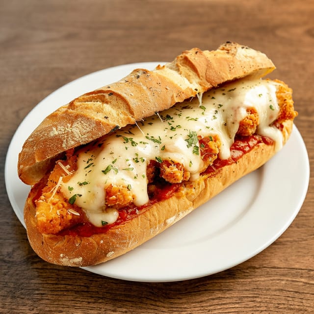 Eggplant Parmesan Sub.
