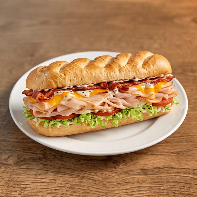 Turkey Bacon Ranch Sub.