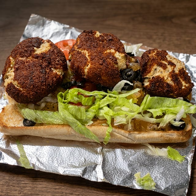 Crab Cake Sub.