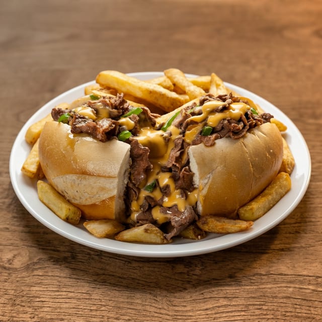 Philadelphia Cheesesteak Sub.