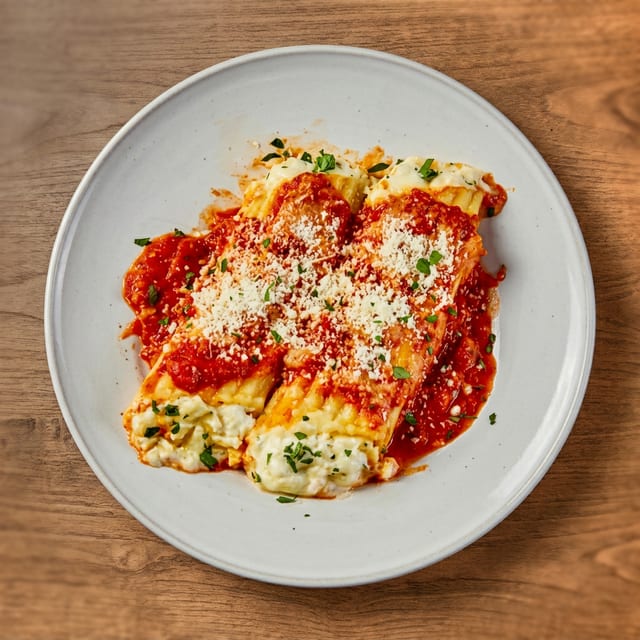 Manicotti Pasta.