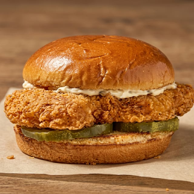 Chicken Breast Fillet Sandwich.
