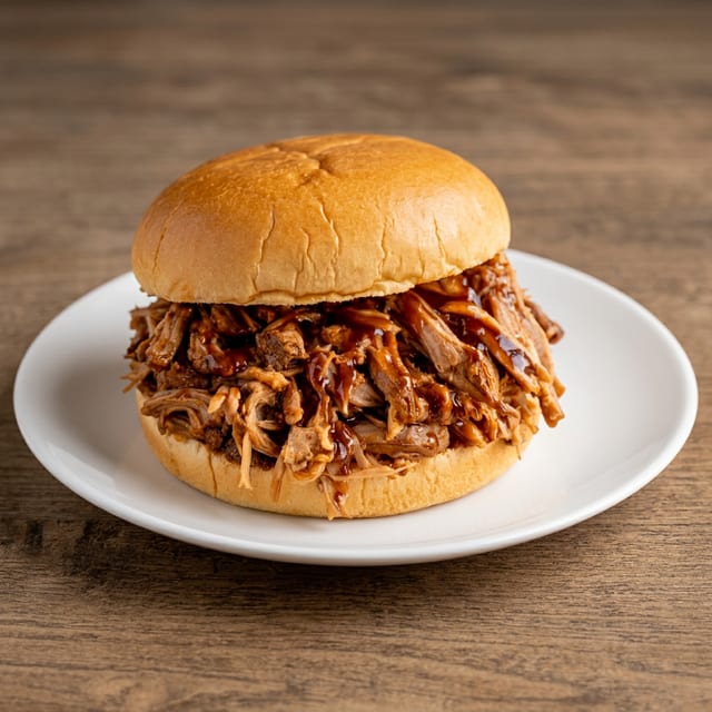 Pulled Pork Sandwich.